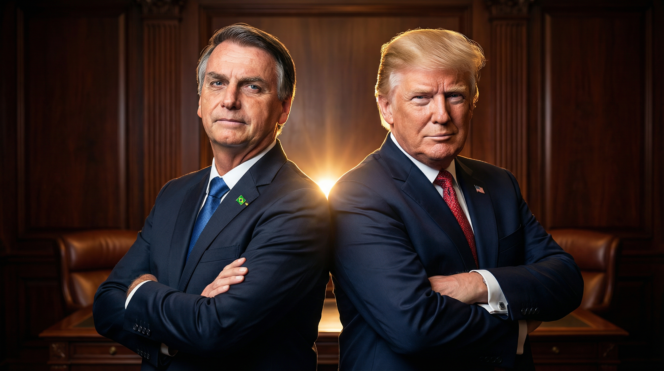 Trump e Bolsonaro - Souvenir Patriota