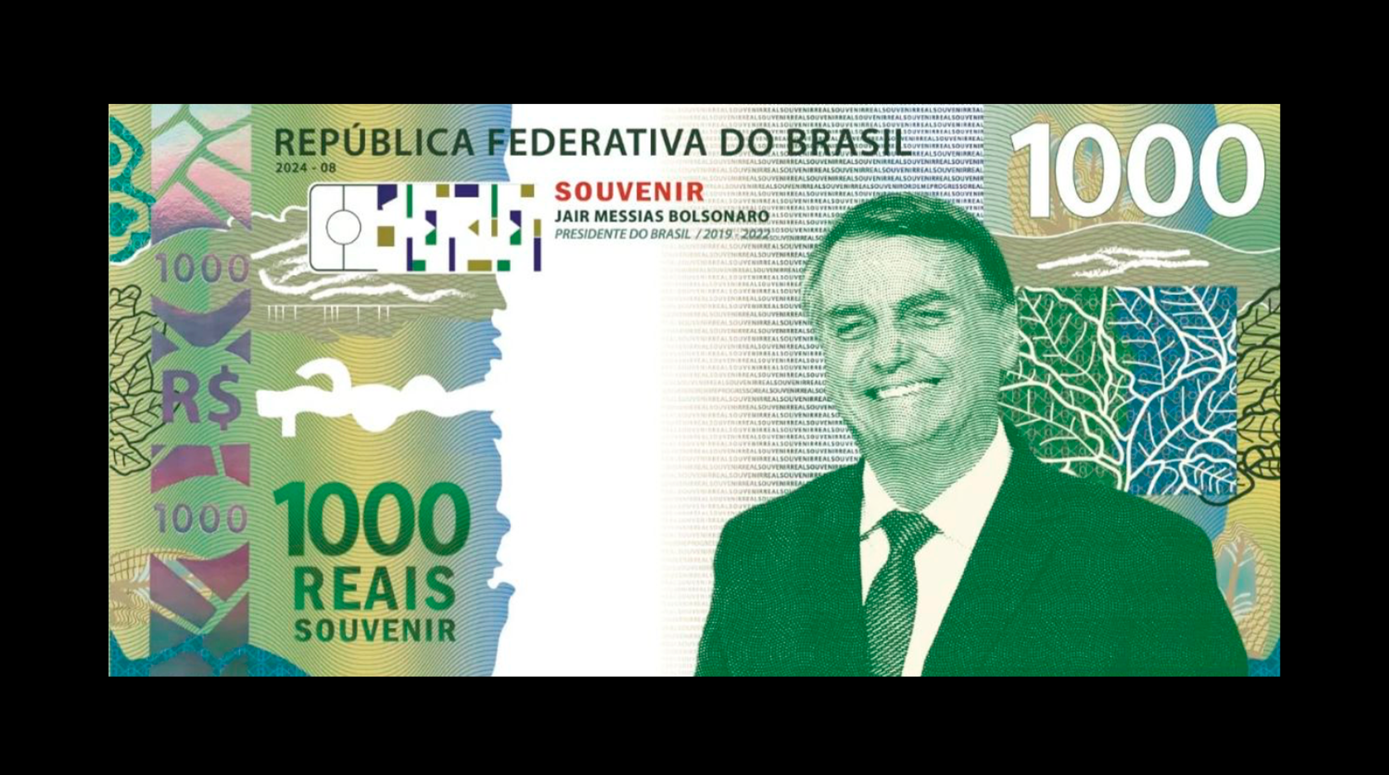 Cédula Presidente Bolsonaro