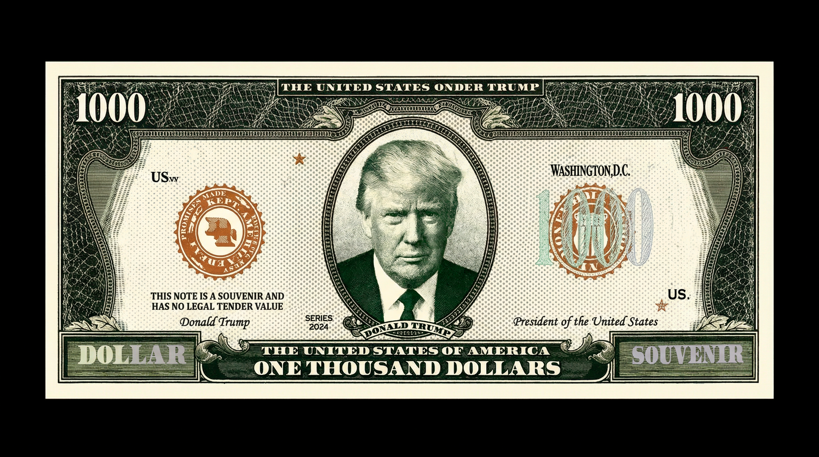 Cédula Presidente Donald Trump